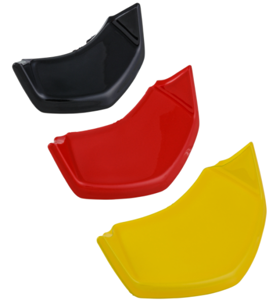 Cascade inzetstuk "Duitsland" zwart/rood/geel voor Vespa Primavera/Sprint 50-150cc ('18-)
