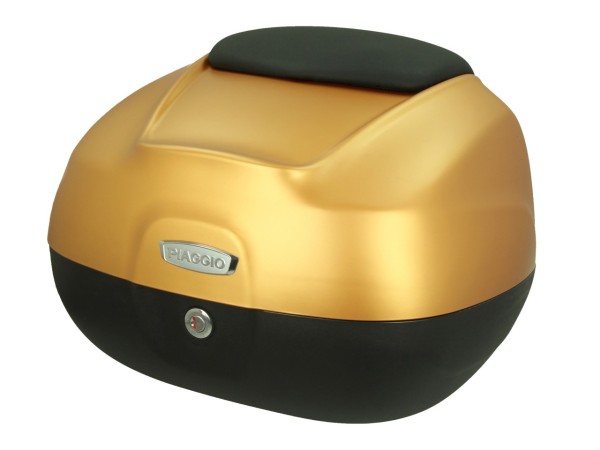 Topkoffer 37 l met rugleuning voor Piaggio Medley Sport 125/200 (24-25) - mat metallic geel L10