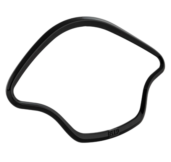 Decoratieve ring snelheidsmeter voor Vespa Primavera/Sprint/Elettrica 50-150ccm 2T/4T AC, glanzend zwart