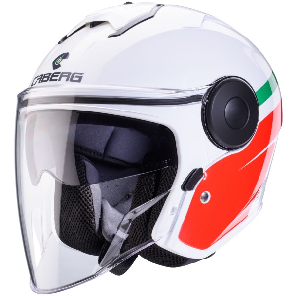 Caberg helm Soho Zephyr Italia wit/groen/rood