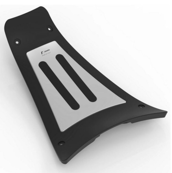 Voetruimteafdekking RIZOMA voor Vespa GTS/GTS Super/GTV/GT, zilver/zwart