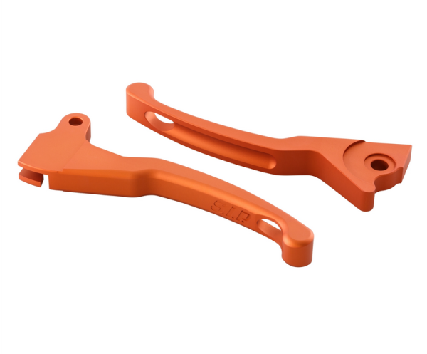 Sport hendelset rem Shorty voor Vespa LX /LXV /S /Primavera /Sprint 50-150ccm, mat oranje