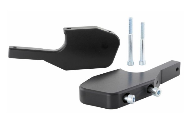 Voetsteun adapter achterbank voor Vespa GTS/GTS Super/GTV/GT 60/GT/GT L 125-300cc, glanzend zwart