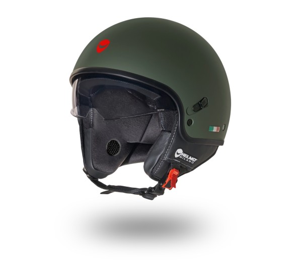 Helmo Milano Demi Jet Puro Slider groen mat