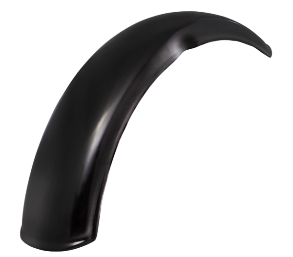 Spatbord Garelli EVO II zonder beugel, universeel voor Vespa PX 80-200cc, GFK, zwart