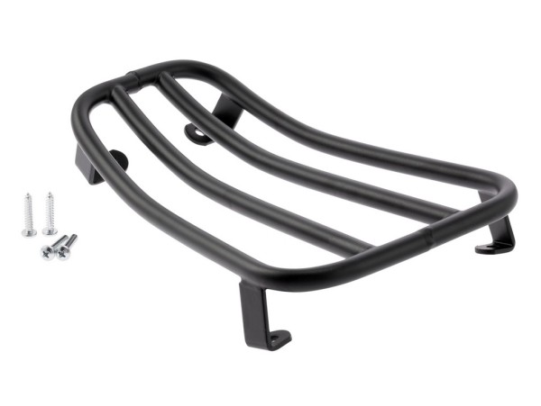 Bagagerek doortrap voor Vespa GTS/GTS Super/GTV/GT 60/GT L 125-300cc 4T LC, mat zwart
