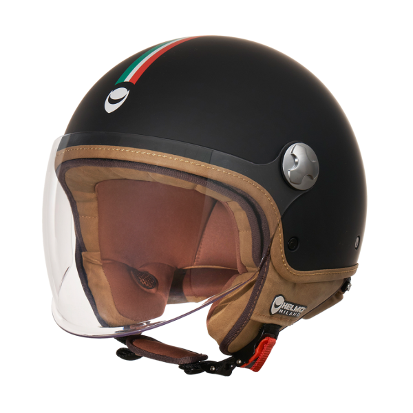 Helmo Milano Demi Jet, Veloce, zwart mat