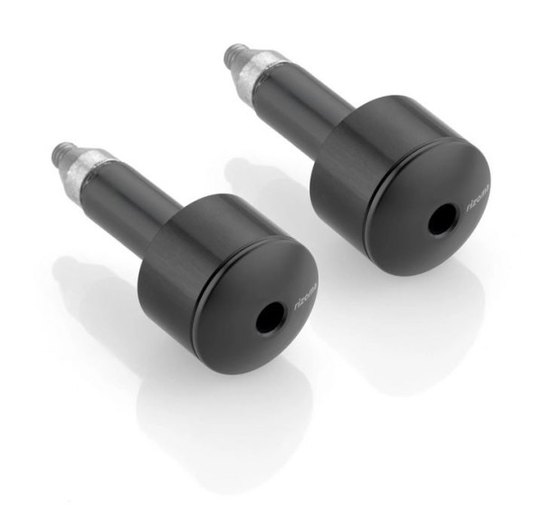 Stuurbalansgewichten RIZOMA links & rechts voor Vespa, zwart geanodiseerd