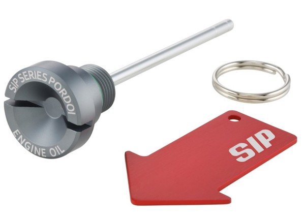 Olievulplug motorolie voor Vespa GTS/GTS Super/GTV 300cc HPE, mat grijs