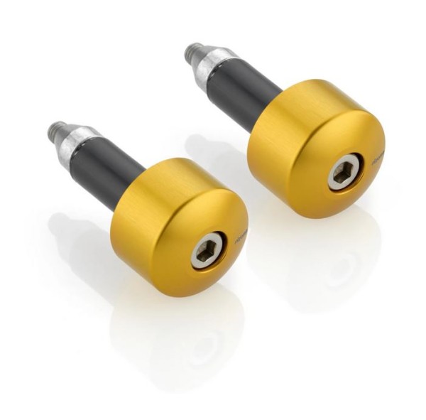 Stuurbalansgewichten RIZOMA links & rechts voor Vespa, goud geanodiseerd