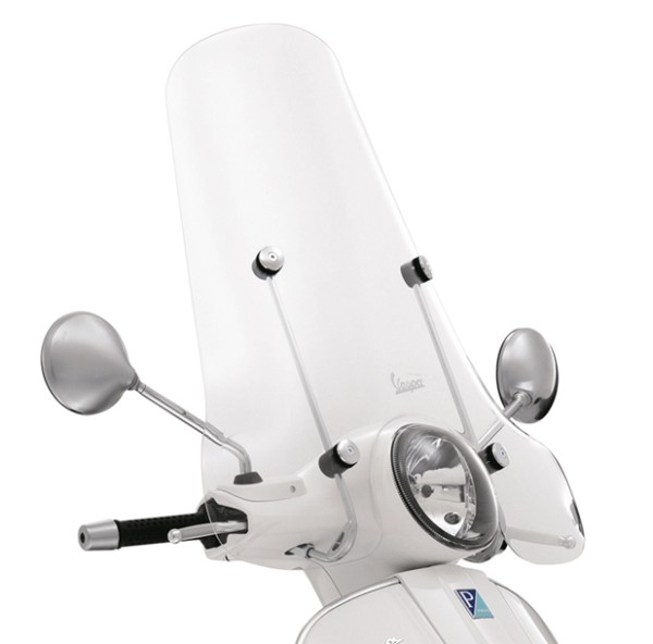 Originele Vespa Windscherm / Bescherming tegen weersinvloeden scherm "High" voor Vespa GTS / GTS Super