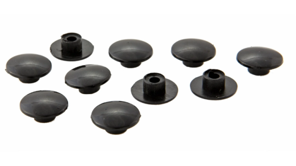 Afdekkap wielbout voor of achter, zwart