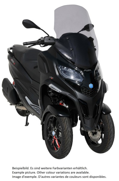 Windscherm ERMAX Touring voor Piaggio MP3 400 / 530 HPE (22-), getint