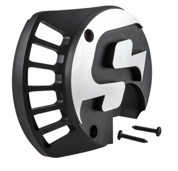 Luchtinlaat vario cover voor Vespa GTS/GTS Super/GTV/GT 60/GT/GT L 125-300cc, zwart/zilver