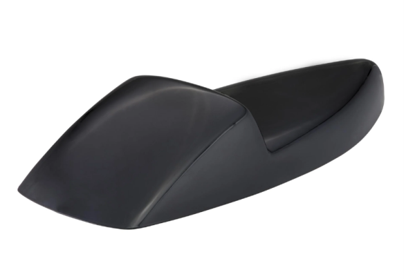 Sportzadel "Race" voor Vespa PX 80-200ccm, GFK, zwart