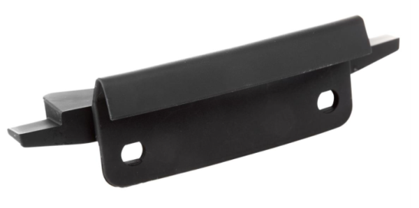 Connector mono slot buis been schild zwart mat voor Vespa Primavera/Sprint 50-150ccm