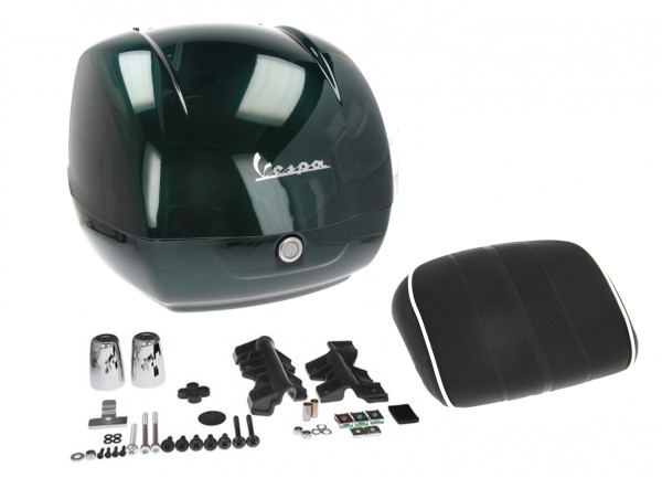 Topkoffer voor Vespa GTS Racing Sixties - groen, gemetalliseerd groen 349/A, 37 l