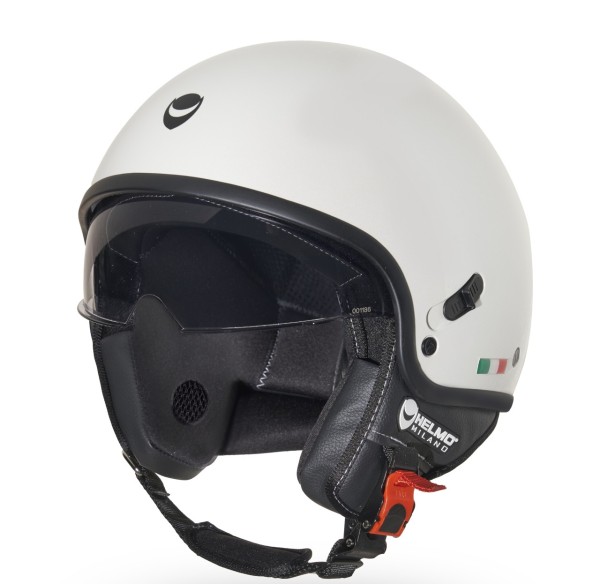 Helmo Milano Demi Jet, Puro Slider, wit glanzend