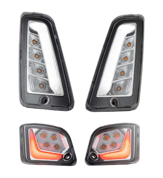 Knipperlichtset voor & achter voor Vespa GTS/GTS Super/GTV 125-300cc, helder