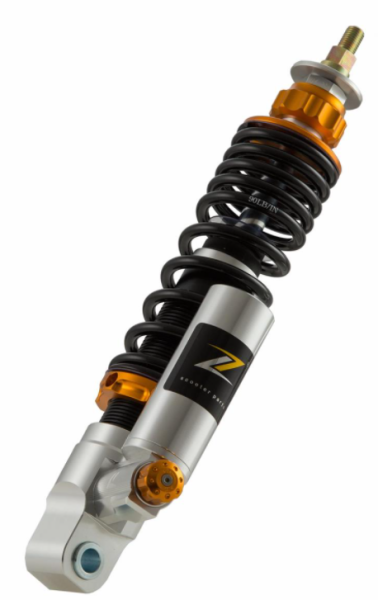 Schokdemper voorzijde voor Vespa GTS/GTS Super 125-300cc ('14-'16), zilver/oranje