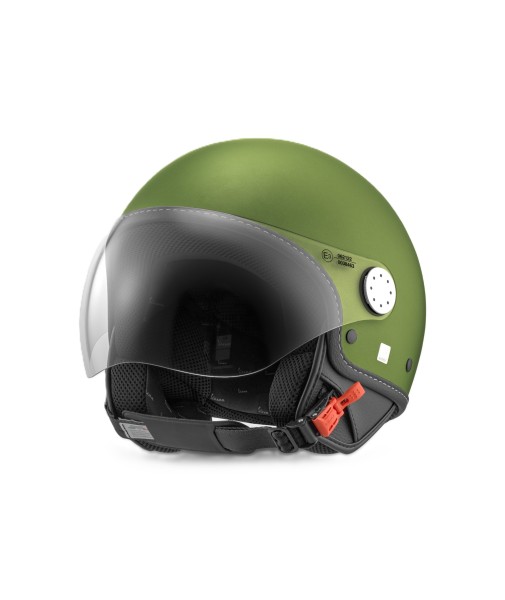 Vespa jethelm, Vespa Visor LangHe, matgroen (V29) - L1