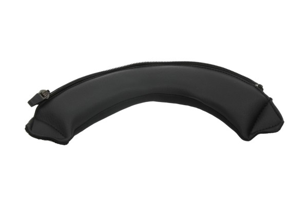 Helmo Milano nekkussen, zwart, met rits, wasbaar