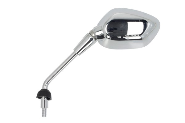 Spiegel met rechtsdraad, links, M10, chroom, Vespa GTS 125/310