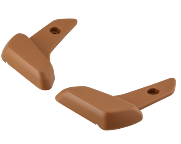 Voetsteunen lichtbruin links/rechts voor Vespa Primavera/Sprint 50-150cc, plastic