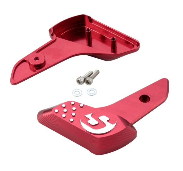 Voetsteunen rechts en links voor Vespa Primavera /Sprint 50-150cc 2T/4T AC, rood