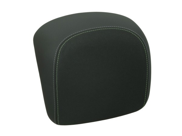 Originele rugleuning voor Vespa GTS/GTV-topkoffer – zwart, groene stiksels