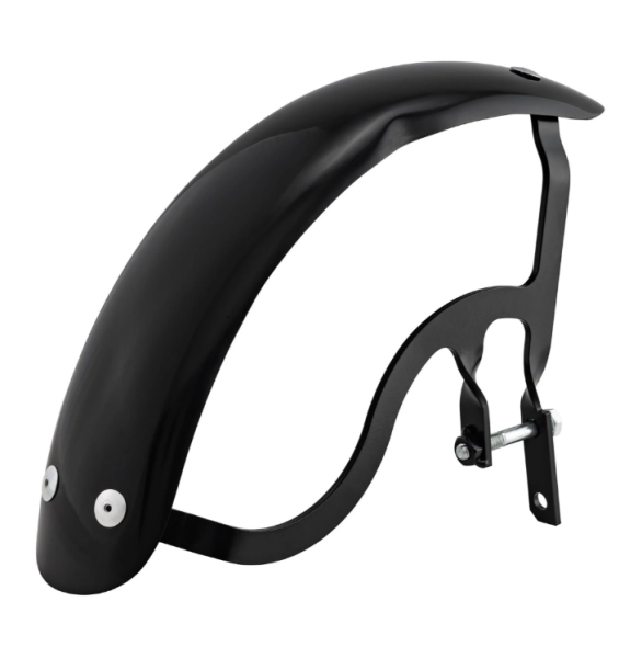 Spatbord Garelli Race EVO II voor Vespa PX 80-200ccm, GFK, zwart