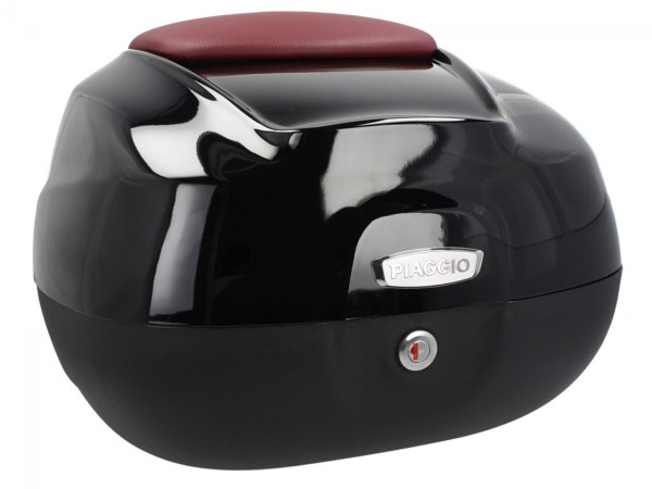Topkoffer 37 l met rugleuning voor Piaggio Beverly 350 Sport Touring (17-20) - zwart 90/B