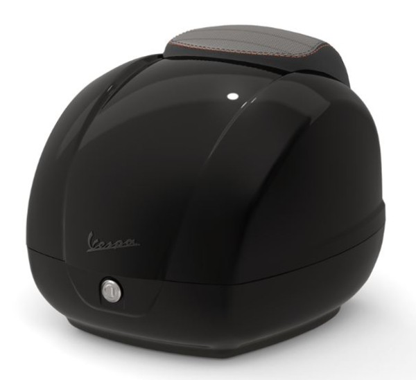 Originele topkoffer voor Vespa GTS - zwart nero cosmo XN2 / vulcano / 98/A