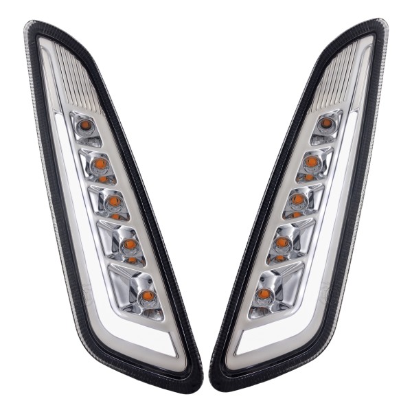 Richtingaanwijzer kit links / rechts LED getint voor Vespa Primavera / Sprint 125-150cc SIP Style
