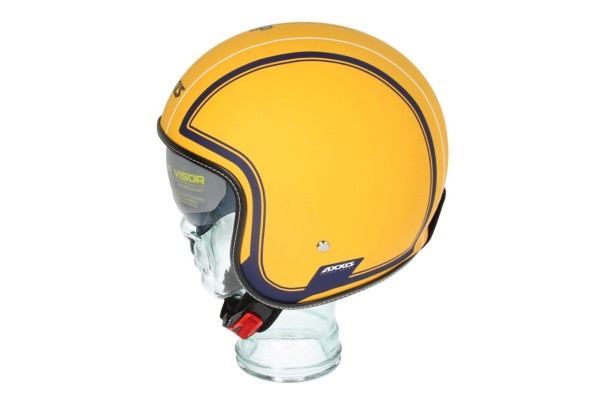 Axxis Jet Helm, Hornet SV Royal, geel mat