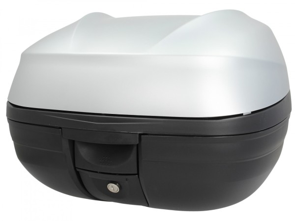 Top Case Kit (incl. bevestigingsplaat), 37 l, grijs voor Piaggio MP3 125 / 300 / Sport HPE