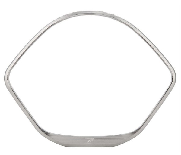 Decoratieve ring snelheidsmeter voor Vespa GTS/GTS Super/GT/GT L 125-300cc (-'13), zilver