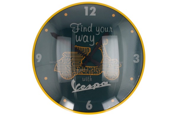 Vespa Wandklok Labyrint