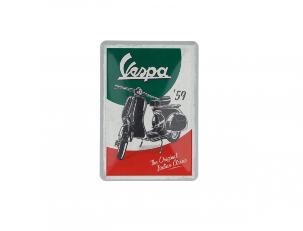 Vespa Blikken Ansichtkaart De Italiaanse Klassieker