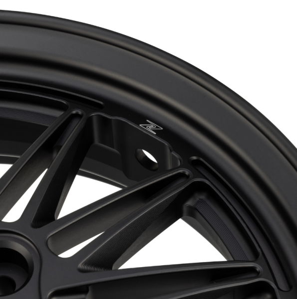 Velgkam 2 voor/achter 12" voor Vespa GTS/GTS Super/GTV/GT/946 125-300ccm, mat zwart