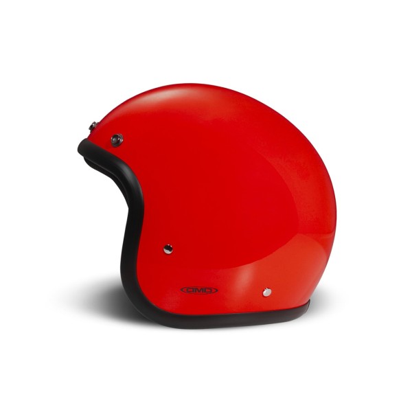 DMD jethelm Retro, rood, glanzend, Red, glasvezel, ECE 22.06