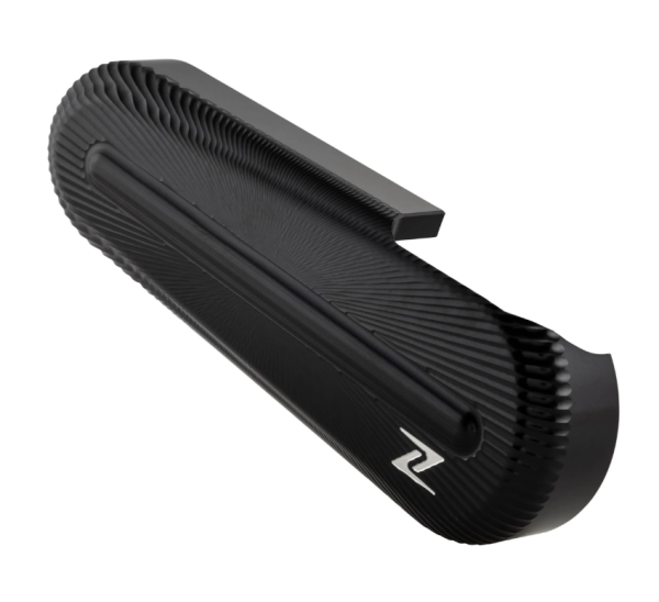 Swingarmkap ZELIONI 3D voor Vespa, zwart geanodiseerd