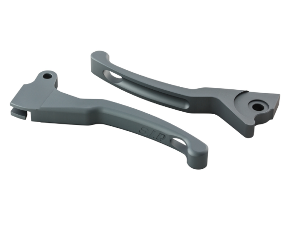 Sport hendelset Brake Shorty voor Vespa LX /LXV /S /Primavera /Sprint 50-150cc, mat grijs