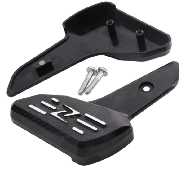 Voetsteunen rechts en links voor Vespa Primavera/Sprint 50-150cc 2T/4T AC, zwart