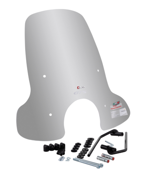 Voorruit FACO hoog voor Vespa GTS /GTS Super 125/300cc (`23-), blank