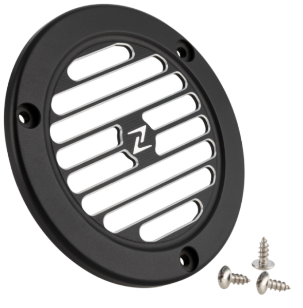 Vintage wielkap voor Vespa Primavera/Sprint 3V d.w.z. 125/150cc 4T AC, mat zwart