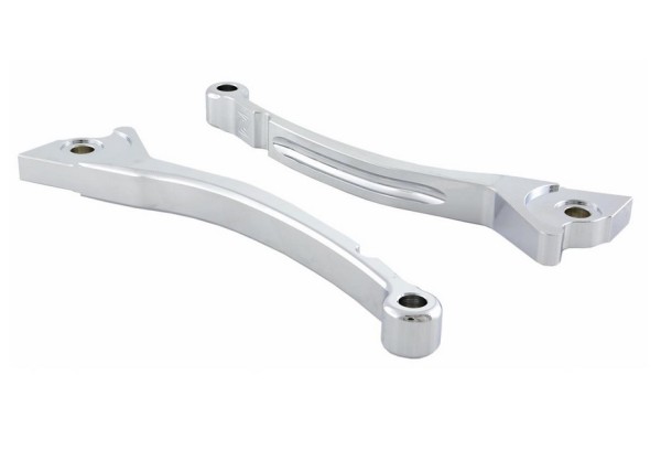 Sport remhendelset ZELIONI voor Vespa, rechts en links, chroom