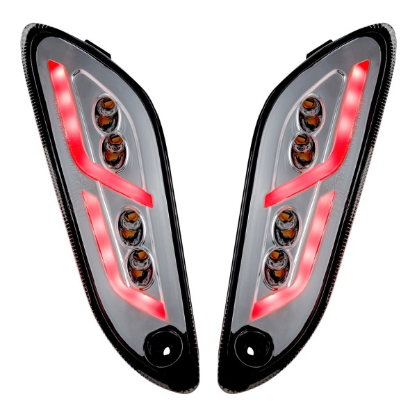 Richtingaanwijzer kit achter links / rechts LED duidelijk voor Vespa Primavera / Sprint 125-150cc SIP Style