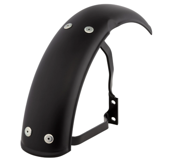 Spatbord Garelli voor Vespa PX 80-200ccm, metaal, mat zwart
