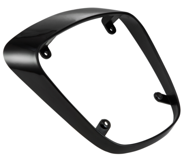 Frame achterlicht voor Vespa Primavera/Sprint 50-150cc ('18-), zwart glanzend